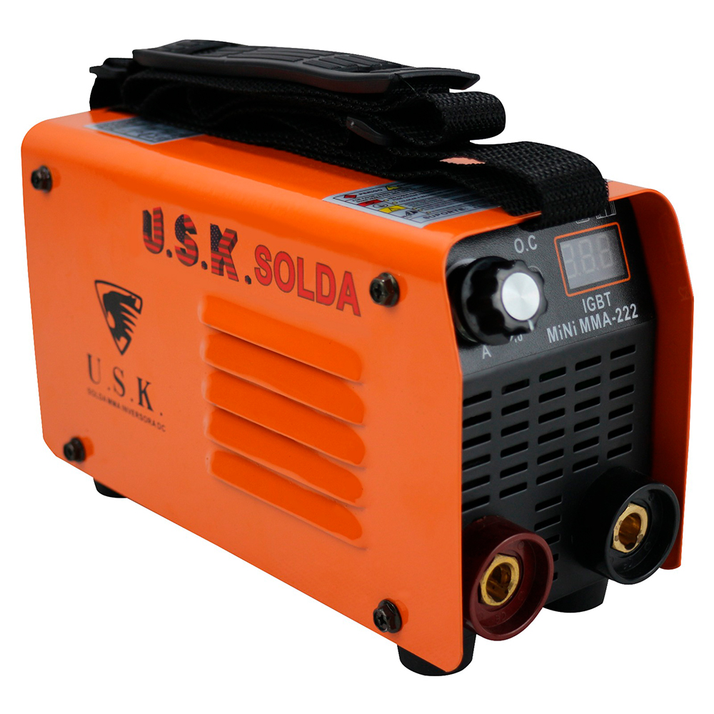 Mini Maquina Inversora de Solda MMA 222 - Tecnologia IGBT com Display Digital - Inversoras-