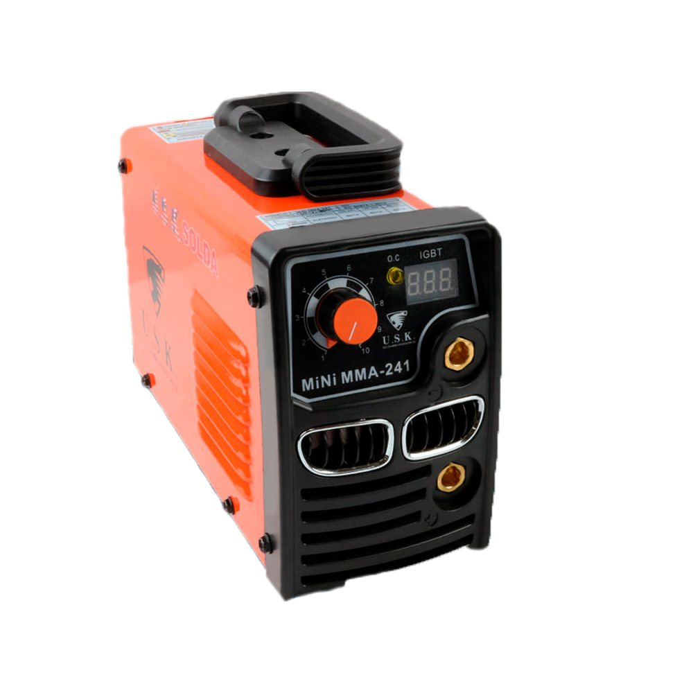 Máquina de Solda Inversora Mini MMA-241 220V Com Display Digital - Inversoras-