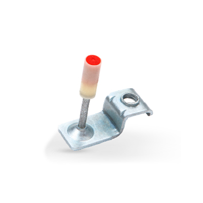Caixa de 100 Pinos Liso 440002 Suporte Roscado 5/16 para Ferramenta DTR-35 - Fixação-Pólvora