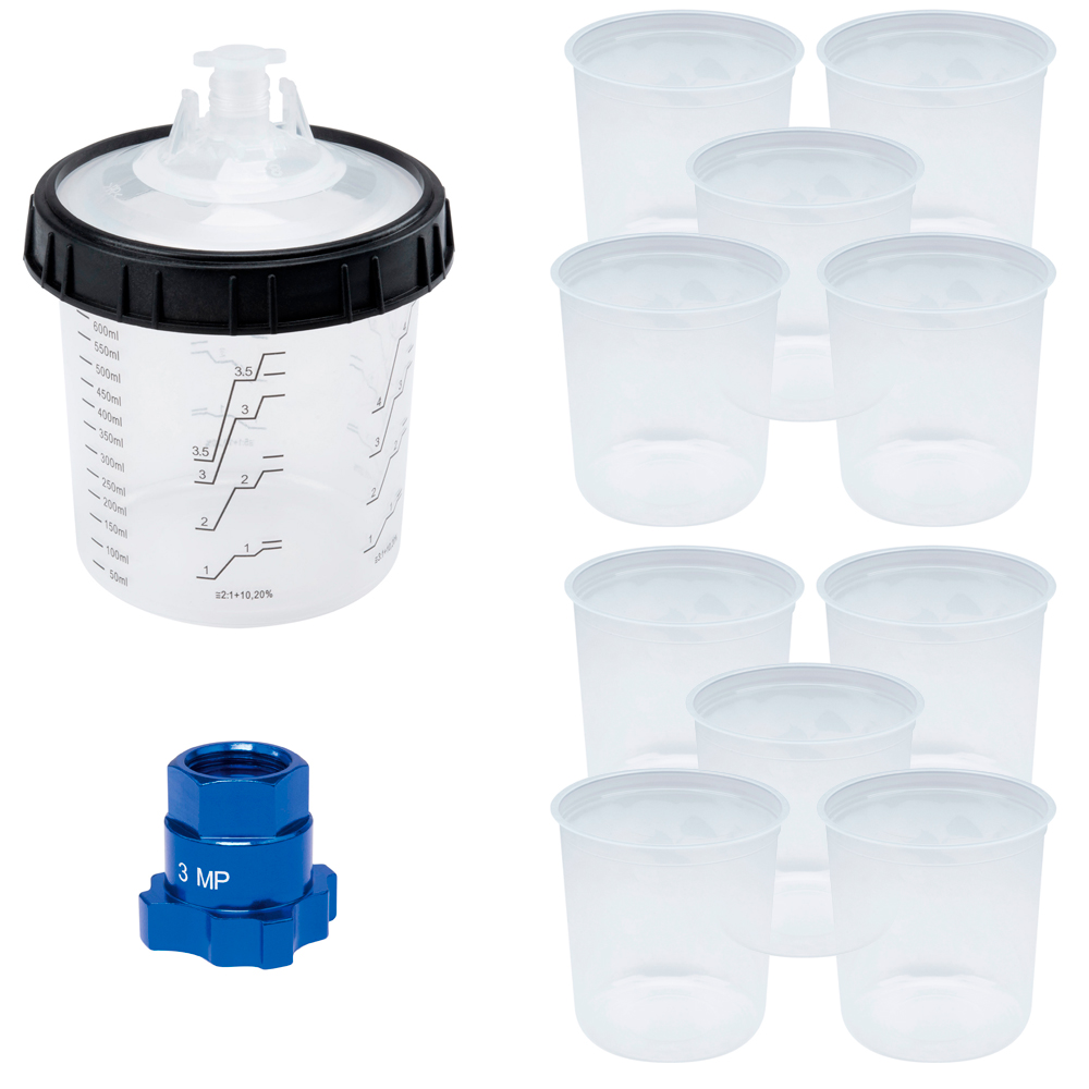 KIT SPW Wimpel - 01 Caneca Completa 01 Adaptador e 10 Refil Camisa Interna - Acessórios