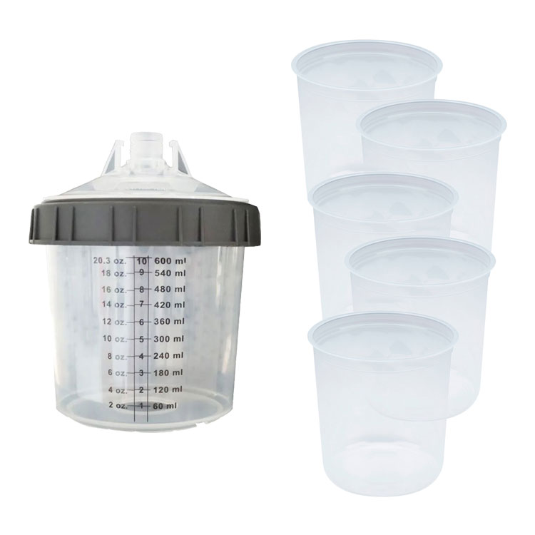KIT SPW Webkits - 01 Caneca Completa 600ml e 05 Refil Camisa Interna - Pistolas
